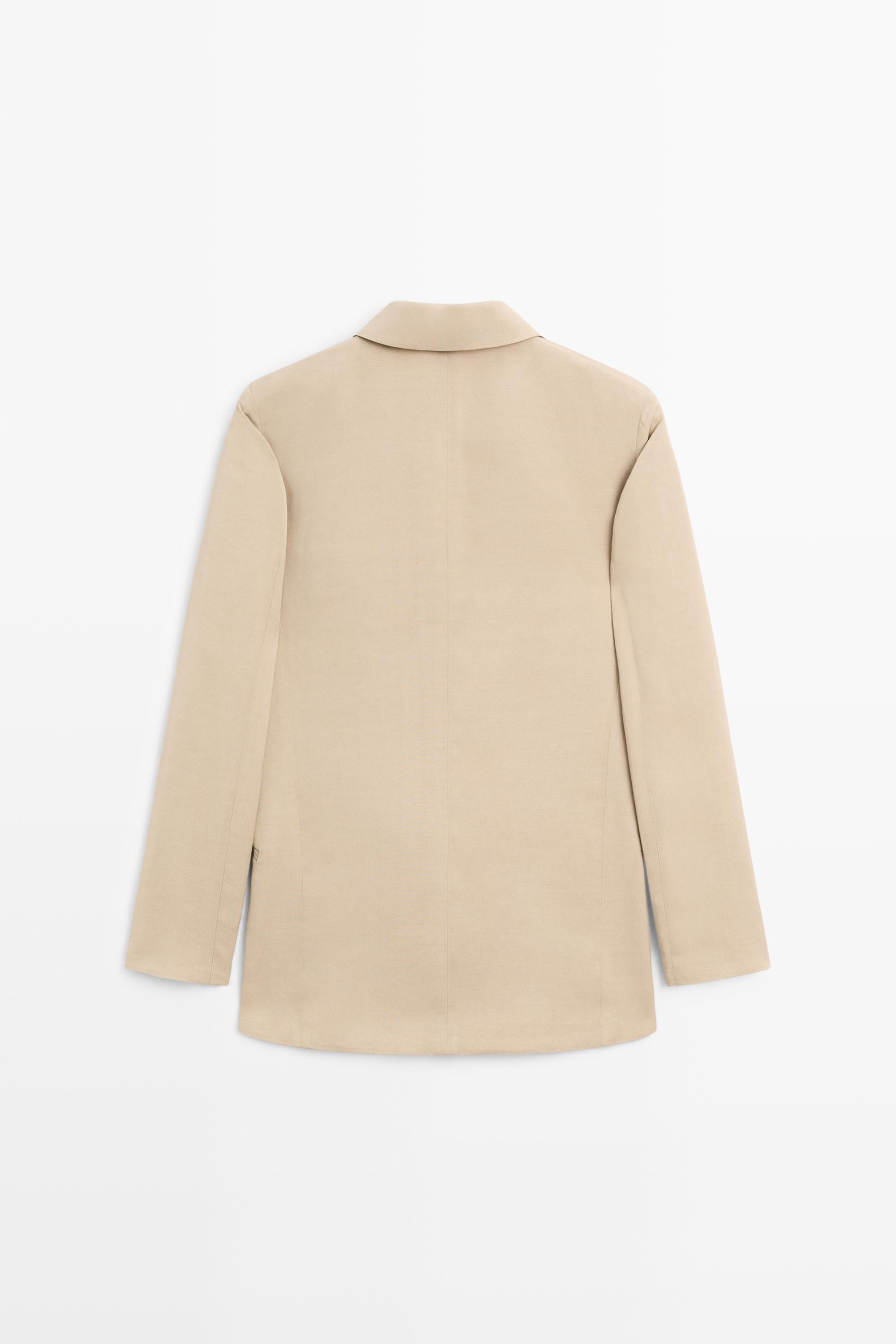 Blazer fluide à boutons